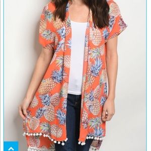 Polly pineapple kimono